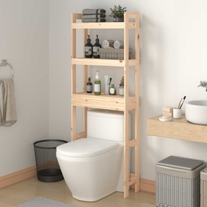 vidaXL, vidaXL Toilettenregal 63x26x171 cm Massivholz Kiefer