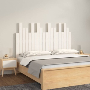 vidaXL, vidaXL Wand-Kopfteil Weiß 127,5x3x80 cm Massivholz Kiefer, vidaXL Wand-Kopfteil Weiß 127,5x3x80 cm Massivholz Kiefer
