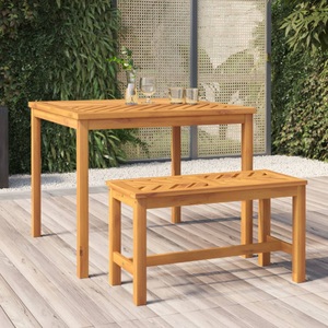 vidaXL, vidaXL Gartenbank 80 cm Massivholz Akazie, 