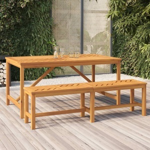 vidaXL, vidaXL Gartenbank 150 cm Massivholz Akazie