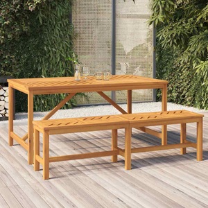 vidaXL, vidaXL Garten-Esstisch 150x90x74 cm Massivholz Akazie