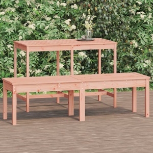 vidaXL, vidaXL Gartenbank 2-Sitzer 159,5x44x45 cm Massivholz Douglasie, vidaXL Gartenbank 2-Sitzer 159,5x44x45 cm Massivholz Douglasie