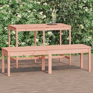 vidaXL, vidaXL Gartenbank 2-Sitzer 159,5x44x45 cm Massivholz Douglasie
