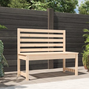 vidaXL, vidaXL Gartenbank 109 cm Massivholz Kiefer