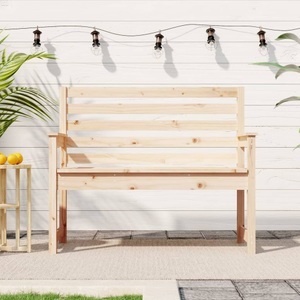 vidaXL, vidaXL Gartenbank 109x48x91,5 cm Massivholz Kiefer