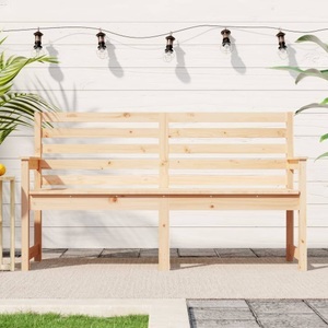 vidaXL, vidaXL Gartenbank 159,5x48x91,5 cm Massivholz Kiefer, vidaXL Gartenbank 159,5x48x91,5 cm Massivholz Kiefer