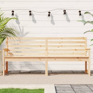 vidaXL, vidaXL Gartenbank 203,5x48x91,5 cm Massivholz Kiefer, 
