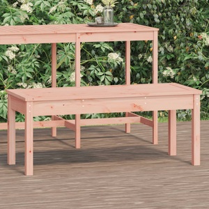 vidaXL, vidaXL Gartenbank 109x44x45 cm Massivholz Douglasie, VidaXL - Gartenbank douglasienholz, One Size, Braun