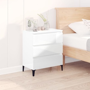 vidaXL, vidaXL Sideboard Hochglanz-Weiß 60x35x70 cm Holzwerkstoff