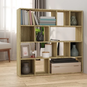 vidaXL, vidaXL Bücherregal/Raumteiler Sonoma-Eiche 105x24x102 cm