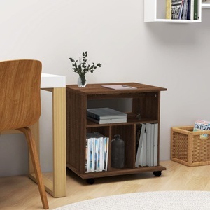 vidaXL, vidaXL Rollschrank Braun Eichen-Optik 60x45x60 cm Holzwerkstoff