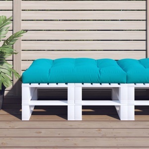 vidaXL, vidaXL Palettenkissen Türkis 120x80x12 cm Stoff, vidaXL Palettenkissen Türkis 120x80x12 cm Stoff
