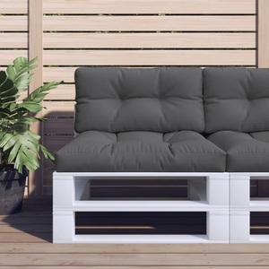 vidaXL, vidaXL Palettenkissen Anthrazit 70x40x12 cm Stoff, vidaXL Palettenkissen Anthrazit 70x40x12 cm Stoff