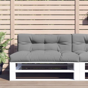 vidaXL, vidaXL Palettenkissen Grau 120x40x12 cm Stoff, vidaXL Palettenkissen Grau 120x40x12 cm Stoff