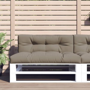 vidaXL, vidaXL Palettenkissen Taupe 120x40x12 cm Stoff, vidaXL Palettenkissen Taupe 120x40x12 cm Stoff