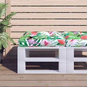 vidaXL, vidaXL Palettenkissen Mehrfarbig 58x58x10 cm Oxford-Gewebe, vidaXL Palettenkissen Mehrfarbig 58x58x10 cm Oxford-Gewebe