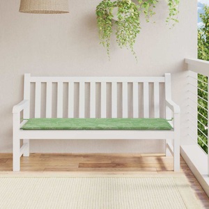 vidaXL, vidaXL Gartenbank-Auflage Blattmuster 150x50x3 cm Oxford-Gewebe