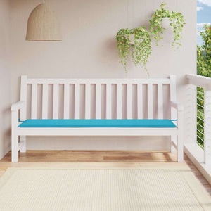vidaXL, vidaXL Gartenbank-Auflage Türkis 200x50x3 cm Stoff, vidaXL Gartenbank-Auflage Türkis 200x50x3 cm Stoff