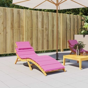 vidaXL, vidaXL Sonnenliegen-Auflage Rosa Oxford-Gewebe, 