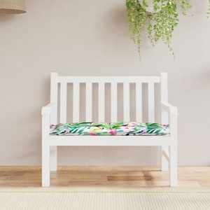 vidaXL, vidaXL Bankauflage Mehrfarbig 100x50x7 cm Stoff, vidaXL Gartenbank-Auflage Mehrfarbig 100x50x7 cm Oxford-Gewebe