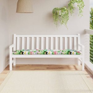 vidaXL, vidaXL Bankauflage Mehrfarbig 180x50x7 cm Stoff, vidaXL Gartenbank-Auflage Mehrfarbig 180x50x7 cm Oxford-Gewebe