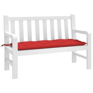 vidaXL, vidaXL Gartenbank-Auflage Rot 120x50x7 cm Oxford-Gewebe, vidaXL Gartenbank-Auflage Rot 120x50x7 cm Oxford-Gewebe