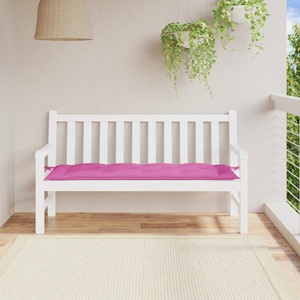 vidaXL, vidaXL Bankauflage Rosa 150x50x7 cm Stoff, vidaXL Gartenbank-Auflage Rosa 150x50x7 cm Oxford-Gewebe