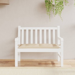 vidaXL, vidaXL Gartenbank-Auflage Beige 110x50x7 cm Oxford-Gewebe, vidaXL Gartenbank-Auflage Beige 110x50x7 cm Oxford-Gewebe