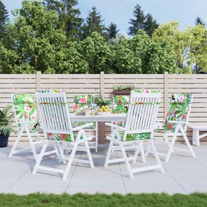 vidaXL, vidaXL Hochlehner-Auflagen 6 Stk. Mehrfarbig Oxford-Gewebe, 
