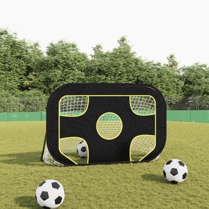 vidaXL, vidaXL Fußballtor mit Torwand 120x80x80 cm Polyester, vidaXL Fußballtor mit Torwand 120x80x80 cm Polyester