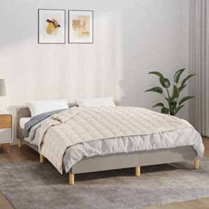 vidaXL, vidaXL Gewichtsdecke Hellcreme 137x200 cm 6 kg Stoff, vidaXL Gewichtsdecke Hellcreme 137x200 cm 6 kg Stoff