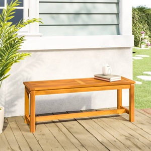 vidaXL, vidaXL Gartenbank 110x35x45 cm Massivholz Akazie
