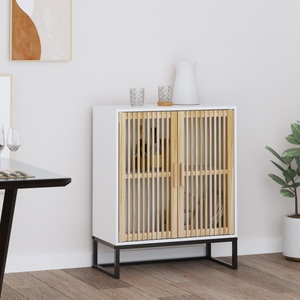 vidaXL, vidaXL Sideboard Weiß 60x30x75 cm Holzwerkstoff