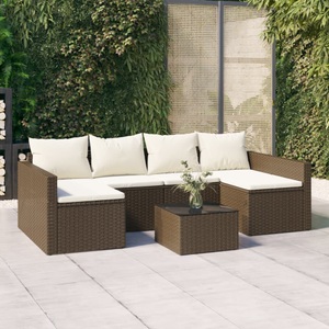 vidaXL, Garten lounge set poly-rattan Garten lounge set poly-rattan