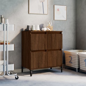 vidaXL, vidaXL Sideboard Braun Eichen-Optik 60x35x70 cm Holzwerkstoff