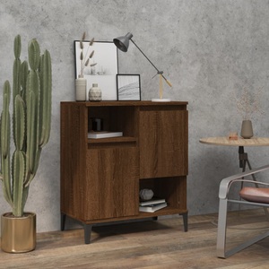 vidaXL, vidaXL Sideboard Braun Eichen-Optik 60x35x70 cm Holzwerkstoff