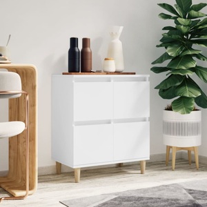 vidaXL, vidaXL Sideboard Weiß 60x35x70 cm Holzwerkstoff