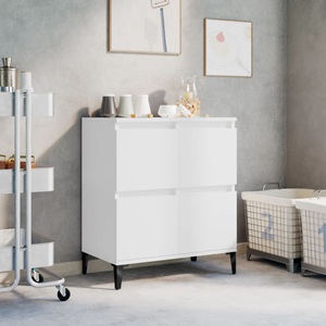 vidaXL, vidaXL Sideboard Weiß 60x35x70 cm Holzwerkstoff