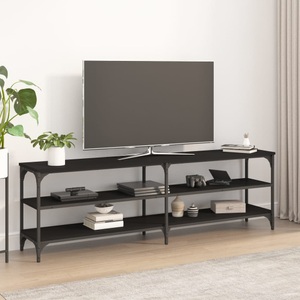 vidaXL, vidaXL TV-Schrank Schwarz 160x30x50 cm Holzwerkstoff