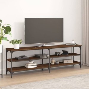 vidaXL, vidaXL TV-Schrank Braun Eichen-Optik 160x30x50 cm Holzwerkstoff, vidaXL TV-Schrank Braun Eichen-Optik 160x30x50 cm Holzwerkstoff
