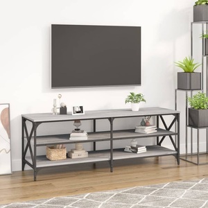 vidaXL, vidaXL TV-Schrank Grau Sonoma 140x40x50 cm Holzwerkstoff