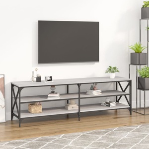vidaXL, vidaXL TV-Schrank Grau Sonoma 160x40x50 cm Holzwerkstoff