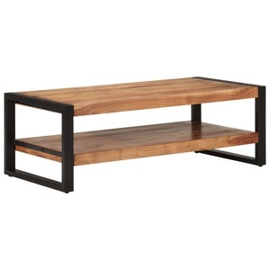 vidaXL, vidaXL Couchtisch 120x55x40 cm Massivholz Akazie, vidaXL Couchtisch 120x55x40 cm Massivholz Akazie