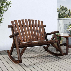 vidaXL, vidaXL Garten-Schaukelbank 2-Sitzer 123x96x102 cm Massivholz Fichte