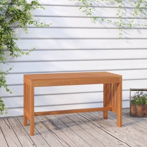 vidaXL, vidaXL Gartenbank 80 cm Massivholz Eukalyptus