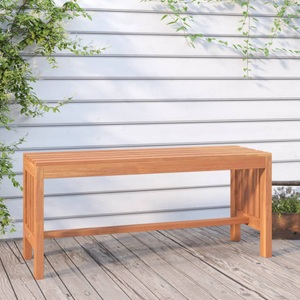 vidaXL, vidaXL Gartenbank 110 cm Massivholz Eukalyptus