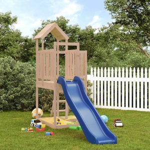 vidaXL, vidaXL Spielturm mit Rutsche Massivholz Kiefer, vidaXL Spielturm Massivholz Kiefer