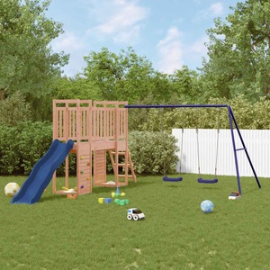 vidaXL, vidaXL Spielturm mit Rutsche Leiter Schaukeln Massivholz Douglasie, vidaXL Spielturm Massivholz Douglasie