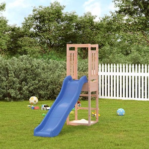 vidaXL Spielturm mit Rutsche Massivholz Douglasie