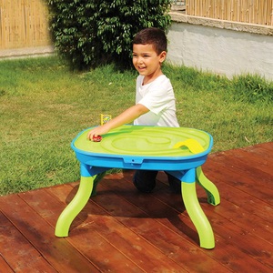 vidaXL, vidaXL 3-in-1 Sand- & Wasser-Spieltisch 67,5x52x38 cm Polypropylen
